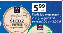 Auchan Śledź lub morszczuk w galarecie oferta