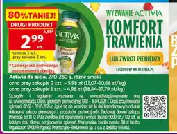 Auchan Activia picie, różnego rodzaju, smaki 200 g, 220 g – 280 g, różne smaki oferta