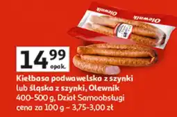 Auchan Kiełbasa podwawelska z szynki lub kiełbasa z szynki, Dział Samoobsługi oferta
