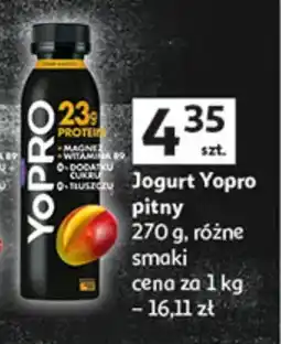 Auchan Jogurt Yopro pitny, różne smaki oferta