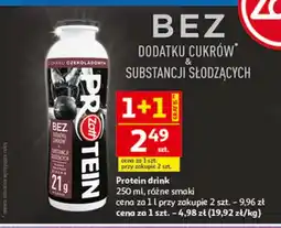 Auchan Protein drink, różne smaki oferta