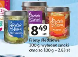 Auchan Filety śledziowe, wybrane smaki oferta