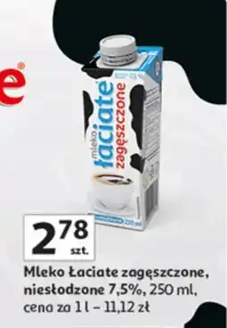 Auchan Mleko zagęszczone niesłodzone oferta