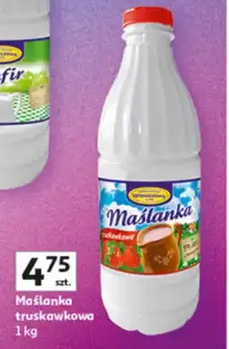 Auchan Maślanka truskawkowa oferta