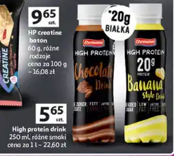 Auchan High protein drink, różne smaki oferta