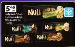 Auchan Lody Nuii, wybrane rodzaje oferta