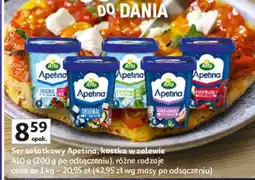 Auchan Ser sałatkowy Apetina, kostka w zalewie różne rodzaje oferta