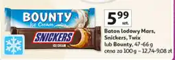 Auchan Baton lodowy Mars, Snickers, Twix lub Bounty oferta