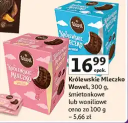 Auchan Królewskie Mleczko, śmietankowe lub waniliowe oferta