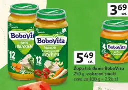 Auchan Zupa lub danie BoboVita, wybrane smaki oferta