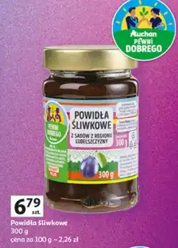 Auchan Powidła śliwkowe oferta