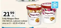 Auchan Lody Häagen-Dazs, wybrane rodzaje oferta