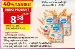 Auchan Kaszka mleczno-ryżowa Nestlé oferta