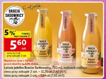 Auchan Letnie jabłko Bracia Sadownicy oferta