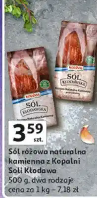 Auchan Sól różowa naturalna kamienna z Kopalni soli Kłodawa oferta