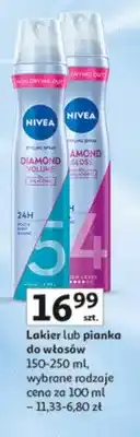 Auchan Lakier lub pianka do włosów oferta