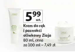 Auchan Krem do rąk i paznokci oliwkowy oferta