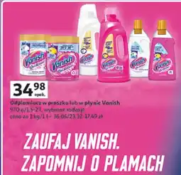 Auchan Odplamiacz w proszku lub w płynie oferta
