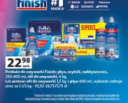 Auchan Produkt do zmywarki: płyn, czyścik, nabłyszczacz oferta