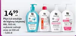 Auchan Płyn lub emulsja do higieny intymnej oferta