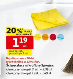 Auchan Ściereczka z mikrofibry oferta
