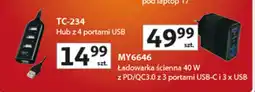 Auchan Hub z 4 portami USB TC-234 oferta
