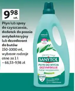 Auchan Płyn lub spray do czyszczenia, dodatek do prania antybakteryjny lub dezodorant do butów oferta