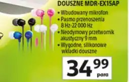 Auchan Słuchawki douszne MDR-EX15AP oferta