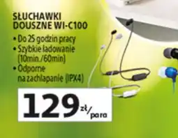 Auchan Słuchawki douszne WI-C100 oferta