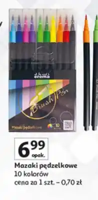 Auchan Mazaki pędzelkowe 10 kolorów oferta