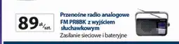 Auchan Przenośne radio analogowe FM PR8BK oferta