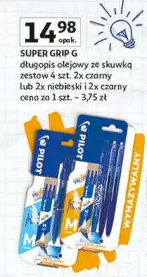 Auchan Długopis olejowy ze skuwką Super Grip G oferta