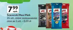 Auchan Ściereczki Maxi Plak 24 szt., różne zastosowania oferta