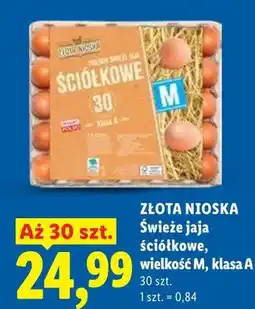 Lidl Jaja ściółkowe, wielkość M, klasa A oferta