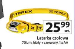 Auchan Latarka czołowa 70lum, biały + czerwony, 1 x AA oferta