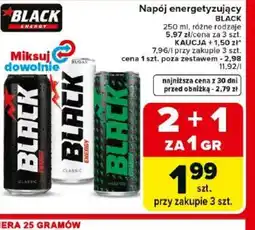 Carrefour Black napój energetyzujący oferta