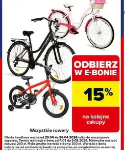 Carrefour Wszystkie rowery oferta