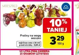 Carrefour Mieszko Praliny na wagę oferta