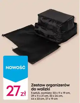 Pepco Zestaw organizerów do walizki oferta