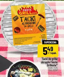 Polomarket Tacki do grilla okrągłe Fiesta Grillesta oferta