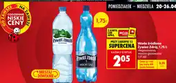 Biedronka Woda źródlana Żywiec Zdrój, 1,75 l: niegazowana, mocno gazowana oferta