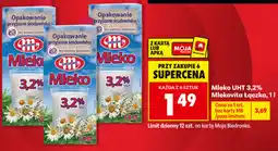 Biedronka Mleko UHT 3,2% Mlekovita Łączka oferta