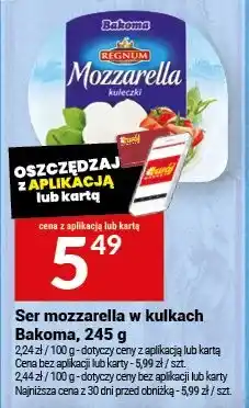 Twój Market Ser mozzarella w kulkach bakoma oferta