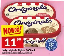 Twój Market Lody originals algida truskawkowe, czekoladowe, waniliowe oferta