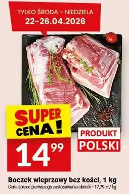 Twój Market Boczek wieprzowy bez kości oferta