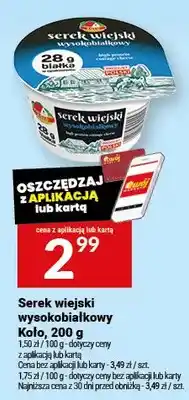 Twój Market Serek wiejski wysokobiałkowy Koło oferta