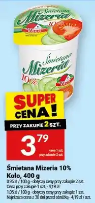 Twój Market Śmietana Mizeria 10% Koło oferta