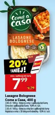 Twój Market Makaron Lasagne Bolognese Come a Casa oferta