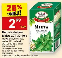 Twój Market Herbata ziołowa Malwa 20T oferta