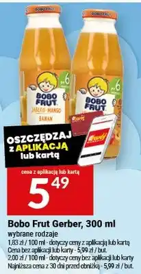 Twój Market Sok Bobo Frut Gerber oferta